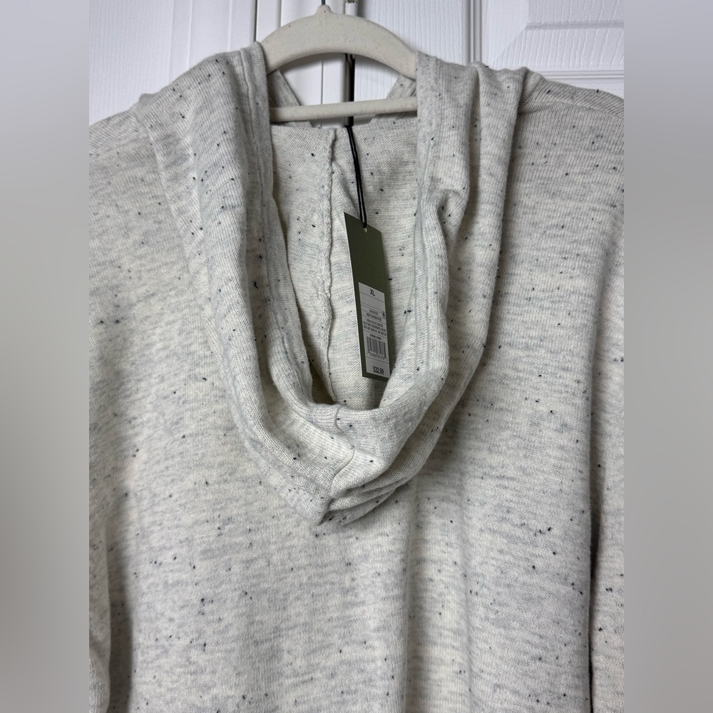 Goodfellow & Co Men’s Hoodie XL Cotton Light Gray Speckled Knit Pullover, NWT - Picture 8 of 9